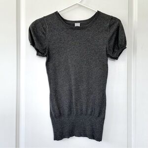 Vintage 2007 Gap Factory Puff Short Sleeve Knit Top